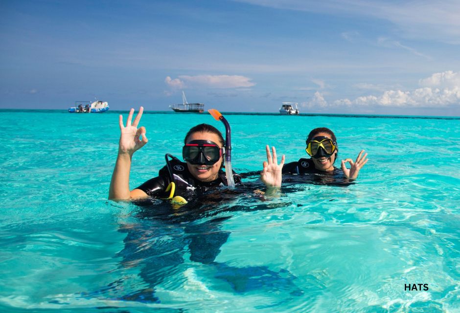 Scuba diving at mnemba island