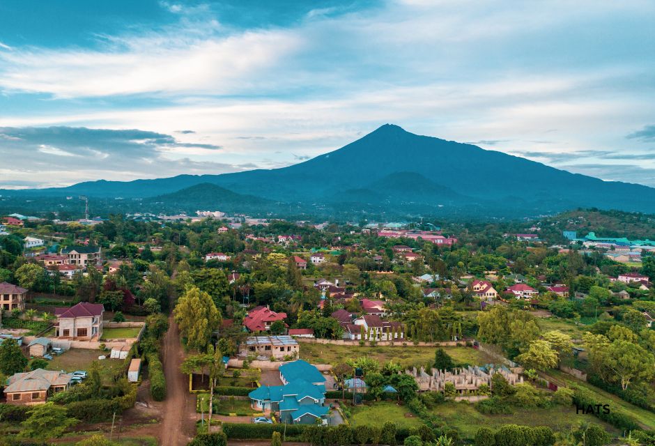 The Landscape of Mount Meru in Arusha, Tanzania